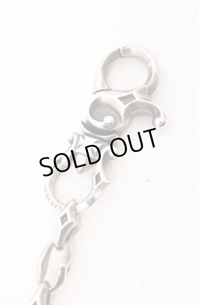 画像5: DEAL DESIGN / ソリッドベースウォレットチェーン（ダブルフック） 50cm シルバー O-26-02-22-070-DE-ac-YM-OS (5)