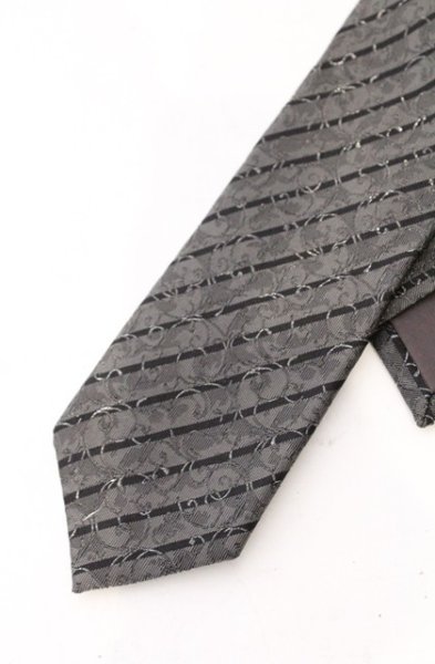 画像2: TORNADO MART / 唐草ジャガードストライプネクタイ  グレー O-26-02-22-072-TO-0-YM-OS (2)