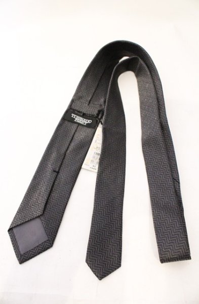 画像3: TORNADO MART / グリッタージャガードネクタイ  ブラック O-26-02-22-073-TO-0-YM-OS (3)