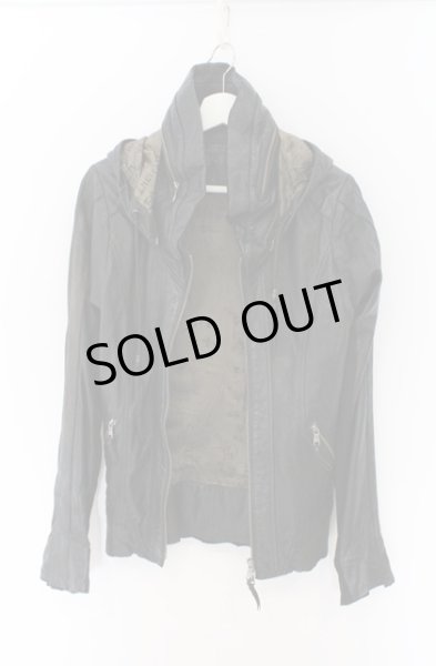 画像5: 14th Addiction / シープスキンフーデッドパーカー 2 ブラック O-26-02-22-004-14-ja-YM-OS (5)