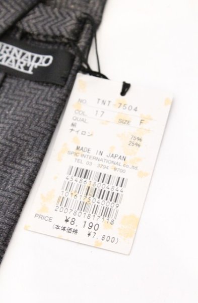 画像4: TORNADO MART / グリッタージャガードネクタイ  ブラック O-26-02-22-073-TO-0-YM-OS (4)