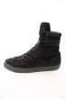 画像7: Moonage Devilment / フロントZIPレザーハイカットスニーカー 約28.5cm ブラック O-26-02-22-074-Mo-sho-YM-OS (7)