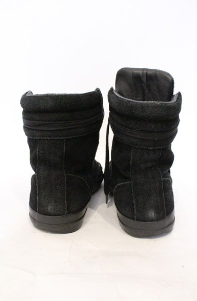 画像9: Moonage Devilment / フロントZIPレザーハイカットスニーカー 約28.5cm ブラック O-26-02-22-074-Mo-sho-YM-OS (9)