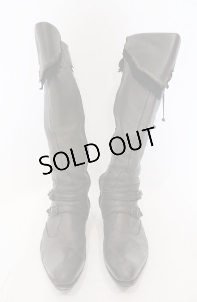 画像2: Hiromu Takahara / ディアスキンブーツ 40 1/2（約26cm） ダークブラウン O-26-02-22-075-Hi-sho-YM-OS (2)