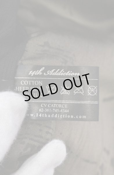 画像7: 14th Addiction / シープスキンフーデッドパーカー 2 ブラック O-26-02-22-004-14-ja-YM-OS (7)