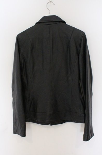 画像3: JOHNNY WOLF / ラムレザーダブルライダースジャケット 3 ブラック O-26-02-22-005-JO-ja-YM-OS (3)