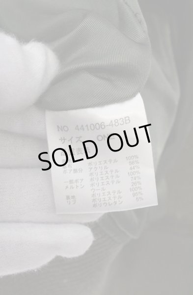 画像7: NO ID. BLACK / フェイクファーフーデドブルゾン ONE カーキ O-26-02-22-006-NO-ou-YM-OS (7)