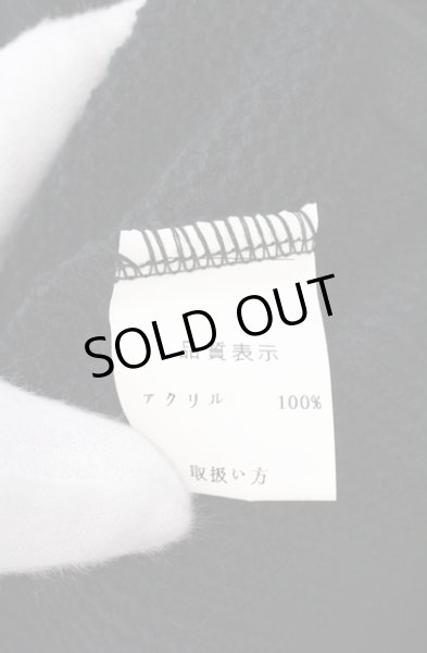 画像4: SEANA / フーデッドニットガウンカーディガン M ブラック O-26-02-22-011-SE-to-YM-OS (4)