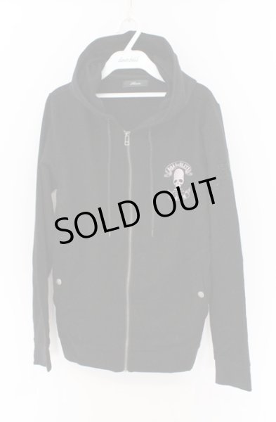 画像1: Roen / バックスカルプリントパーカー M ブラック O-26-02-22-013-Ro-to-YM-ZT0302Q (1)