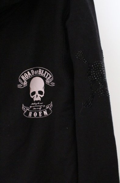 画像2: Roen / バックスカルプリントパーカー M ブラック O-26-02-22-013-Ro-to-YM-OS (2)