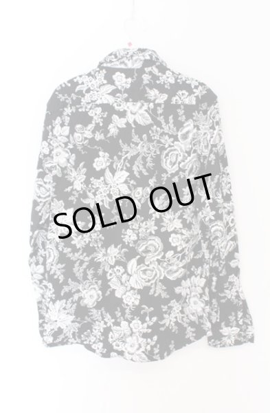 画像4: SEANA / モノトーン総柄ストレッチシャツ L ブラック O-26-02-22-014-SE-sh-YM-OS (4)