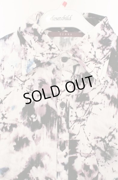 画像2: SEANA / 総柄ストレッチ五分袖シャツ L マルチ O-26-02-22-015-SE-sh-YM-OS (2)