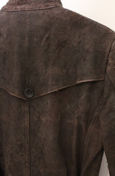 画像9: 5351pour les Hommes / デストロイカウレザーコート  ボルドー O-26-02-22-001-53-ou-YM-OS (9)