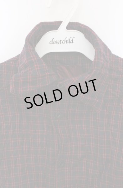 画像2: SEANA / ワッシャーロングチェックシャツ L レッド O-26-02-22-016-SE-sh-YM-ZT325 (2)