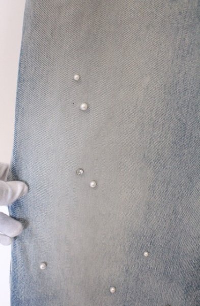 画像2: el conductorH / BIJOU STUDDED BAGGY JEAN TROUSERS デニムパンツ 4 インディゴ O-26-02-23-018-el-pa-YM-OS (2)