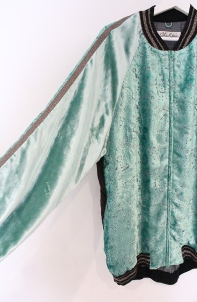 画像3: SHARE SPIRIT / Tassel Hand Eye トラックジャケット スカジャン M グリーンｘブラック O-26-02-23-002-SH-ou-YM-OS (3)