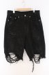 画像1: FR(13)NDS / HDK デニムショートパンツ F ブラック O-26-02-23-020-FR-pa-YM-OS (1)