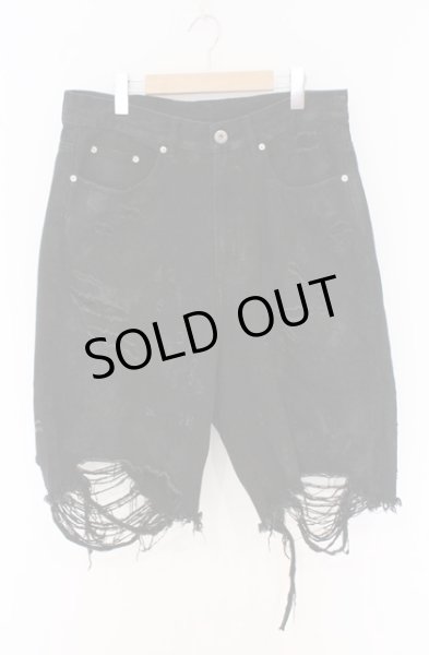 画像1: FR(13)NDS / HDK デニムショートパンツ F ブラック O-26-02-23-020-FR-pa-YM-ZT207 (1)