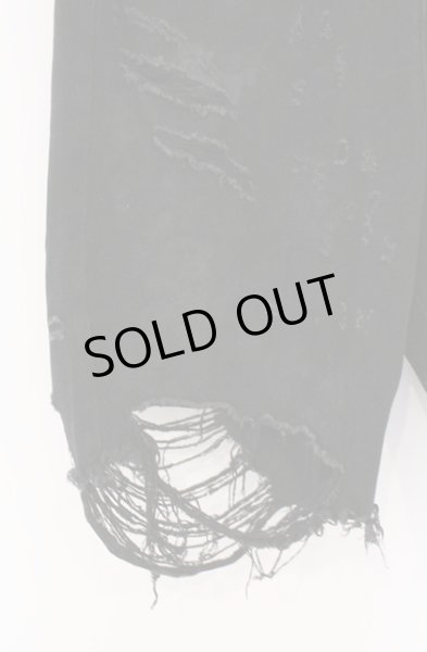 画像2: FR(13)NDS / HDK デニムショートパンツ F ブラック O-26-02-23-020-FR-pa-YM-ZT207 (2)