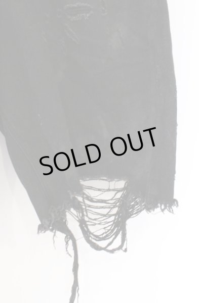 画像3: FR(13)NDS / HDK デニムショートパンツ F ブラック O-26-02-23-020-FR-pa-YM-ZT207 (3)