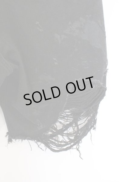 画像7: FR(13)NDS / HDK デニムショートパンツ F ブラック O-26-02-23-020-FR-pa-YM-ZT207 (7)