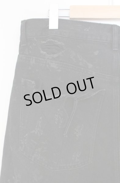 画像8: FR(13)NDS / HDK デニムショートパンツ F ブラック O-26-02-23-020-FR-pa-YM-ZT207 (8)