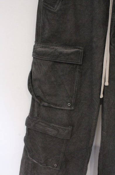 画像3: DankeSchon / SPRAYED FLARE CARGO パンツ M グレー O-26-02-23-022-Da-pa-YM-OS (3)