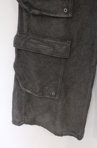 画像4: DankeSchon / SPRAYED FLARE CARGO パンツ M グレー O-26-02-23-022-Da-pa-YM-OS (4)