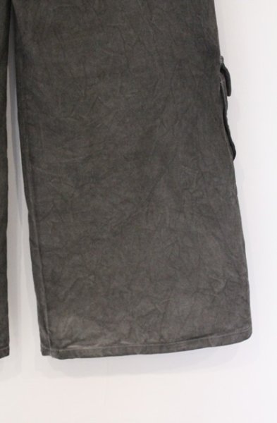 画像6: DankeSchon / SPRAYED FLARE CARGO パンツ M グレー O-26-02-23-022-Da-pa-YM-OS (6)