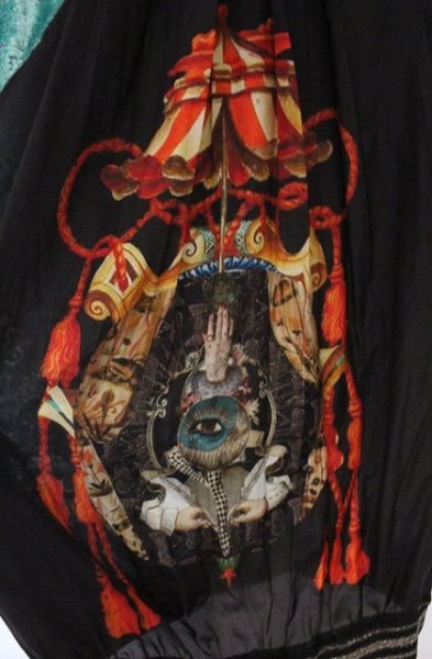 画像8: SHARE SPIRIT / Tassel Hand Eye トラックジャケット スカジャン M グリーンｘブラック O-26-02-23-002-SH-ou-YM-OS (8)