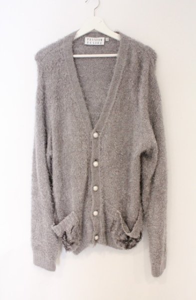 画像1: el conductorH / SHAGGY KNIT CARDIGAN ’PENTAGRAM カーディガン 2 グレー O-26-02-23-003-el-to-YM-OS (1)