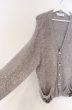 画像2: el conductorH / SHAGGY KNIT CARDIGAN ’PENTAGRAM カーディガン 2 グレー O-26-02-23-003-el-to-YM-OS (2)