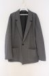 画像1: semantic design / ストレッチツイルピークドラペルテーラードジャケット L グレー O-26-02-23-004-SE-ja-YM-OS (1)