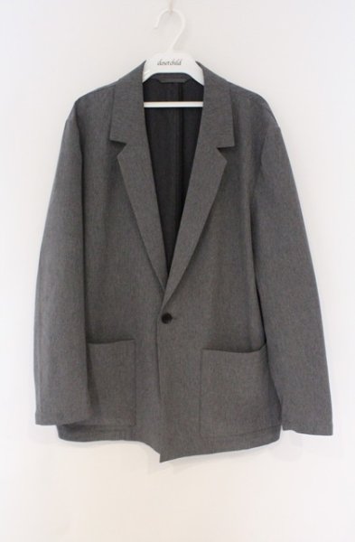 画像1: semantic design / ストレッチツイルピークドラペルテーラードジャケット L グレー O-26-02-23-004-SE-ja-YM-OS (1)