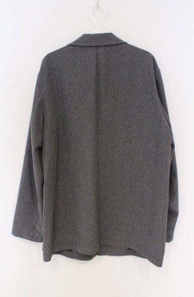 画像4: semantic design / ストレッチツイルピークドラペルテーラードジャケット L グレー O-26-02-23-004-SE-ja-YM-OS (4)