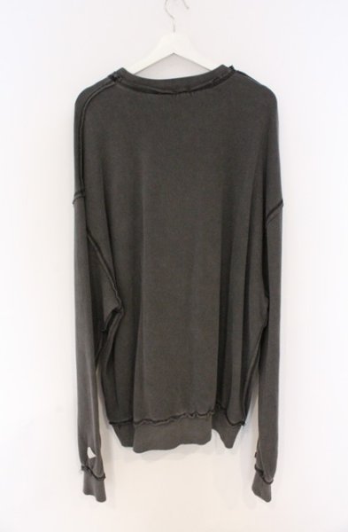 画像4: el conductorH / PIGMENT DYE COTTON CREWNECK SWEATERPENTAGRAM スウェット 4 グレー O-26-02-23-006-el-to-YM-OS (4)