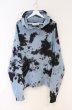 画像1: el conductorH / TIE DYE HOODED SWEATER パーカー 4 ブルーマルチ O-26-02-23-008-el-to-YM-OS (1)