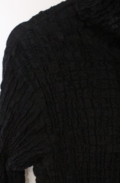 画像2: el conductorH / BUMPY TURTLE NECK トップ 4 ブラック O-26-02-23-009-el-to-YM-OS (2)