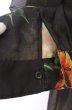 画像4: CavariA / 向日葵総柄シフォンシャツ 46 ブラックｘイエロー O-26-02-23-012-Ca-sh-YM-OS (4)