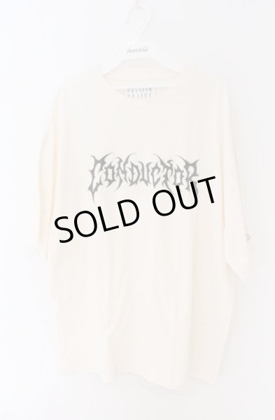 画像1: el conductorH / メタルロゴプリントTシャツ 2 アイボリー O-26-02-23-014-el-to-YM-ZT0302Q (1)