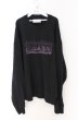 画像1: el conductorH / Front Print プルオーバー スウェット 4 ブラック O-26-02-23-015-el-to-YM-OS (1)