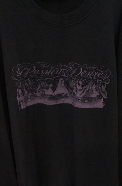 画像2: el conductorH / Front Print プルオーバー スウェット 4 ブラック O-26-02-23-015-el-to-YM-OS (2)