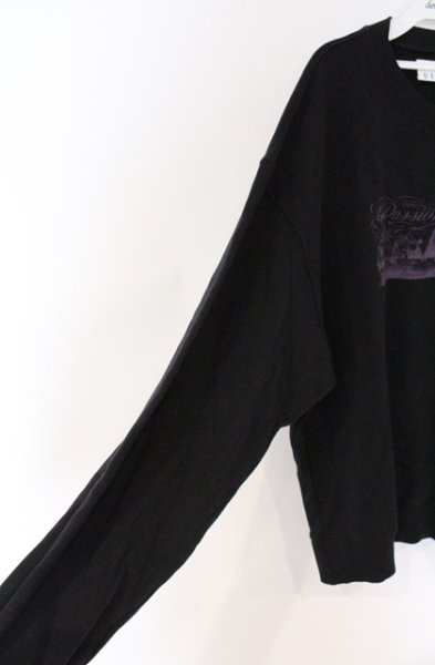 画像3: el conductorH / Front Print プルオーバー スウェット 4 ブラック O-26-02-23-015-el-to-YM-OS (3)