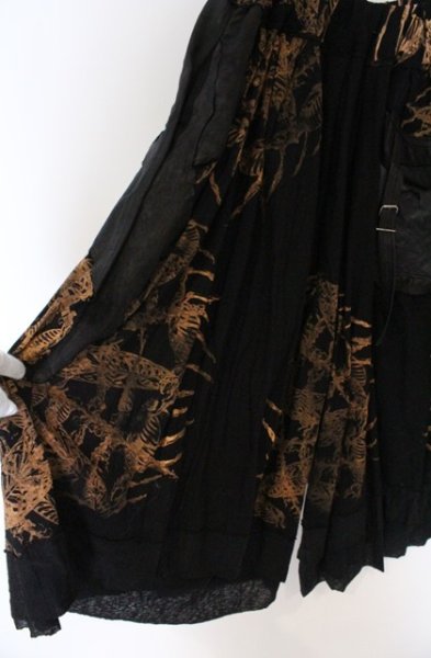 画像3: TT(Shohei Takamiya） / THE ABYSS ワイドパンツ  ブラックｘオレンジ O-26-02-23-017-TT-pa-YM-OS (3)