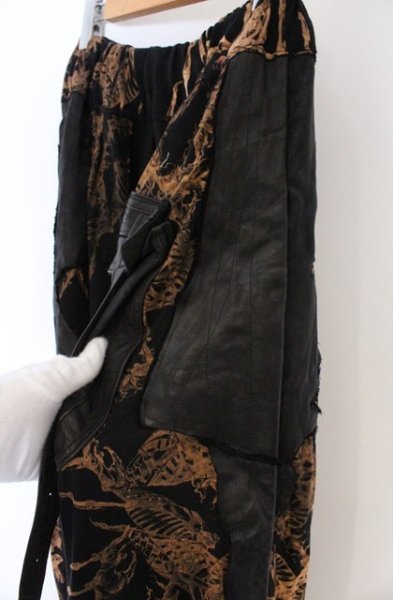 画像6: TT(Shohei Takamiya） / THE ABYSS ワイドパンツ  ブラックｘオレンジ O-26-02-23-017-TT-pa-YM-OS (6)