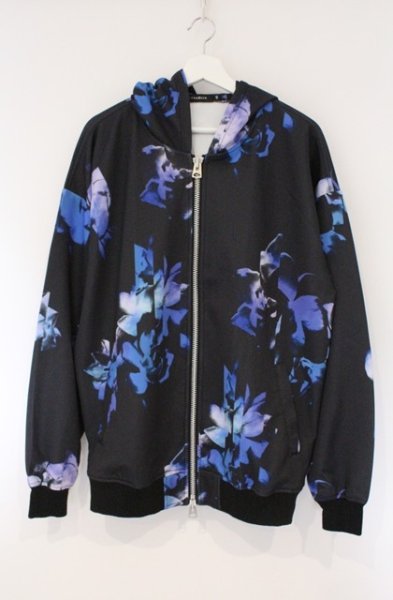 画像1: CIVARIZE / フラワーBIGポンチパーカー 46 ブラックｘブルー O-26-03-21-001-CI-to-YM-OS (1)