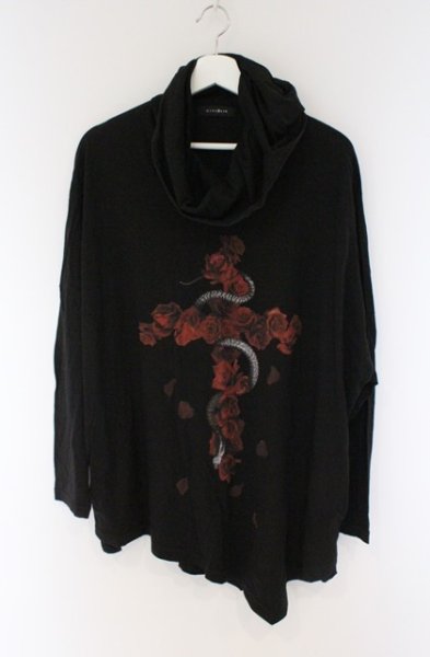 画像1: CIVARIZE / ボリュームネックカットソー F ブラック O-26-03-21-026-CI-to-YM-OS (1)