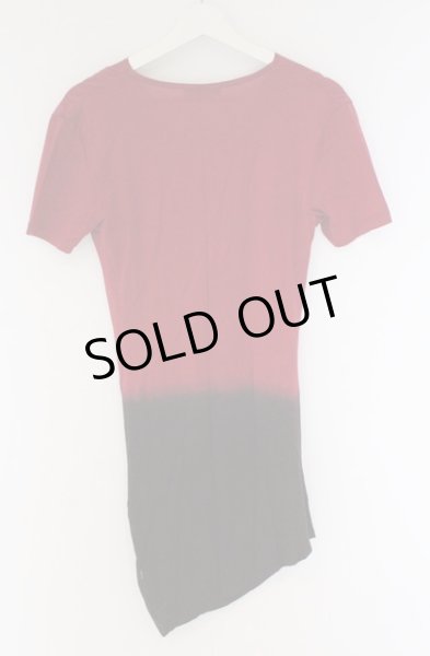 画像2: CIVARIZE / Half段染めドレープ半袖Tシャツ 44 レッド O-26-03-21-029-CI-ts-YM-OS (2)