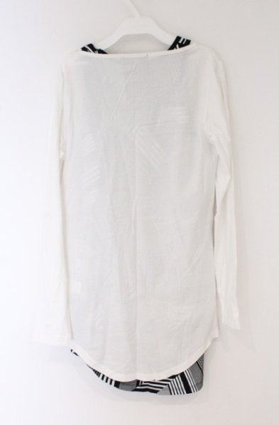 画像2: CIVARIZE / Recite スカルプリントカットソー＆タンクトップ 46 ブラックｘホワイト O-26-03-21-030-CI-to-YM-OS (2)