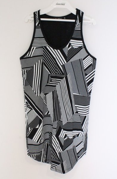 画像3: CIVARIZE / Recite スカルプリントカットソー＆タンクトップ 46 ブラックｘホワイト O-26-03-21-030-CI-to-YM-OS (3)